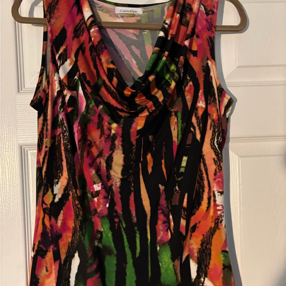 Calvin Klein Vibrant Abstract Tank Top